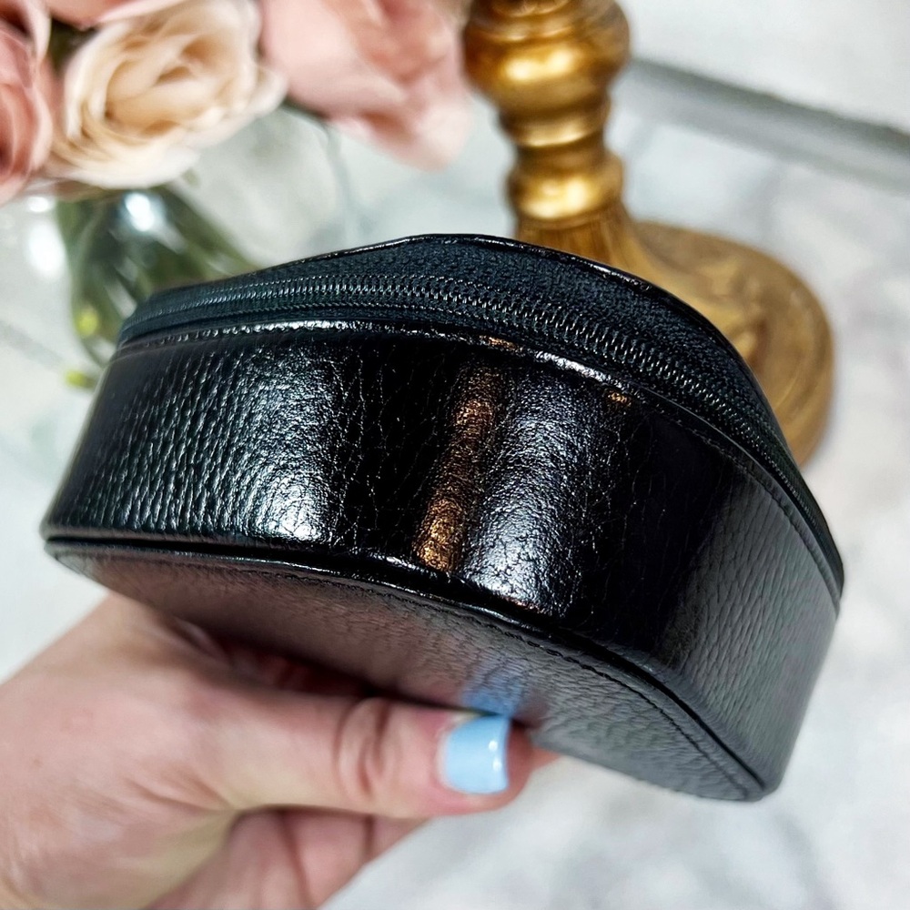 Gianni Versace Black Leather Medusa Jewelry Case - Picture 8 of 13